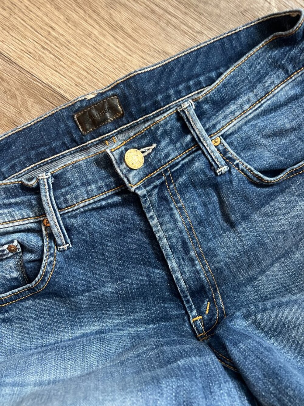 Mother insider step crop fray jeans size 28 - Picture 6 of 11